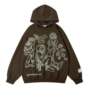 Nuevo gráfico de invierno largo con capucha para mujer de alta calidad polar cálido Hip Hop pulóver sudadera Casual Tops - Product Image 5