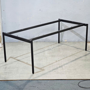 Table de réunion OMA Série II 200x100cm, pieds en acier, design minimaliste, pieds de meubles en fer, revêtement en poudre HCOM208 pour tables à manger - Product Image 2