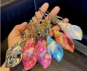 Porte-clés en coquillage avec coquille d'ormeau, décoration artisanale, cadeau, souvenir - Product Image 4