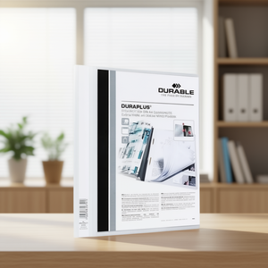 Durable DURAPLUS DIN <b>A4</b> Extra Wide PVC White File <b>Folder</b> Offer - Product Image 3