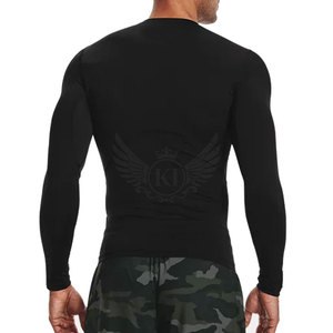 Ropa de verano Hombres de moda Fitness Camisetas de manga larga Cómodo hecho en el mejor material Hombres Camisetas de manga larga - Product Image 3