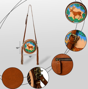 กระเป๋าถือหนังแท้ลายไม้อาร์เจนติน่าสำหรับผู้หญิงกระเป๋าถือสำหรับธุรกิจดีไซน์หรูหราคลาสสิก - Product Image 5