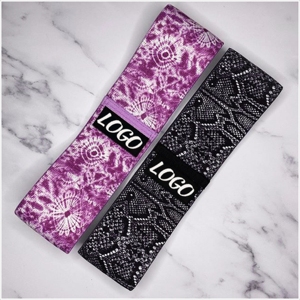 Bandas de resistencia para hacer ejercicio, tejido de fitness para culturismo, Serie de logotipo personalizado, último diseño - Product Image 4