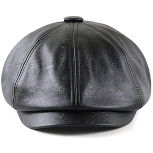 Casquette de baseball en cuir classique imperméable vintage 2026, nouvelle mode, logo personnalisé vierge, service OEM unisexe, cuir personnalisé - Product Image 2