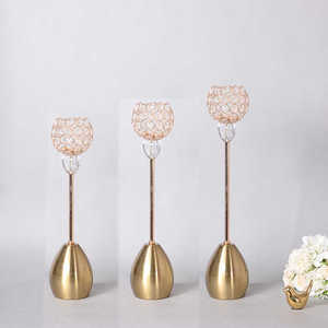Candelabro Centro DE MESA DE BODA Portavelas 2023 Nueva colección Vela hecha a mano para decoración del hogar y la boda a precio asequible - Product Image 3