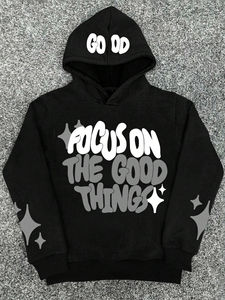 เสื้อฮู้ดแฟชั่นผู้หญิง OEM สตรีทแวร์ 2025 ผ้าคอตตอนถักเนื้อหนัก พิมพ์ลาย ซิปคลุมหน้า สำหรับฤดูหนาว ผลิตในปากีสถาน - Product Image 3