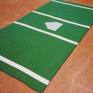 Tapete de Entrenamiento de Béisbol y Sóftbol Antideslizante de EVA+PP, Práctica de Bateo para Lanzadores, Zona de Strike, Ejercicios en Interiores y Exteriores, Profesional, Verde - Product Image 6