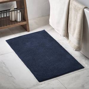 Alfombra de Baño de Microfibra Azul Oscuro Estándar Plus, Antideslizante y Lavable, 60x50 cm - Product Image 2