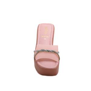 Pantoufles de sport formelles roses PU0139 - Product Image 1