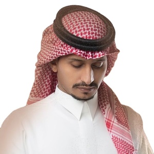 2023 vêtements pour hommes musulmans moyen-orient teint en blanc design personnalisé thobe arabe islamique hommes arabe à capuche Thobe matériel hommes - Product Image 2