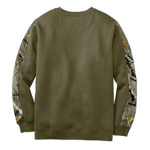 Sweat-shirt à col rond de haute qualité pour hommes personnalisable 100% coton polyester polaire à capuche sublimation blancs pour logo hiver - Product Image 6