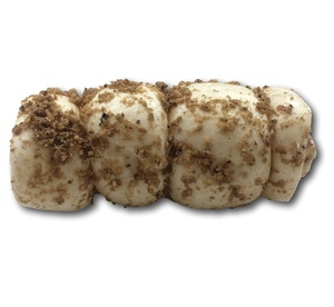 Buffalo Cheek Rolls 11 pulgadas Alto en proteínas para la salud oral y satisface la masticación Hecho de agua Buffalo Perros masticables favoritos - Product Image 1