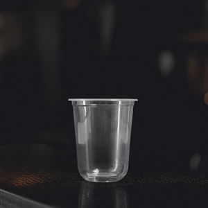 Quang Quan 95mm Vasos de plástico desechables 16oz/24oz Bebidas Vasos de pared simple para jugo Café Té Vasos de plástico transparente - Product Image 3