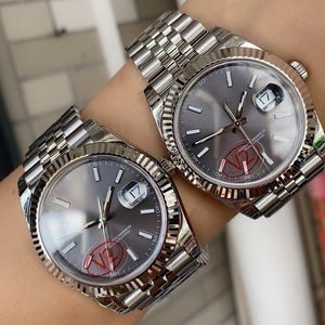 Factory Direct Best Quality 41mm Luxury <b>Mechanical</b> <b>Watch</b> ETA VSF Jubilee with Fluted Bezel Grey Sunburst Dial Model 126334 - Product Image 4