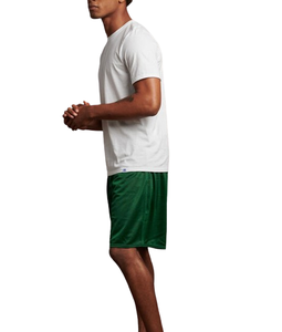 Custom Men's Mesh Shorts Solid Heat-<b>Transfer</b> Printing Breathable Quick Dry 5 Inch Inseam Gym Shorts - Product Image 3