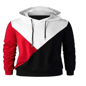 Sudaderas con capucha de poliéster con hombros caídos, sudaderas con capucha térmicas superiores de gran tamaño, sudaderas con capucha de precio al por mayor - Product Image 1