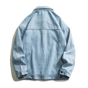 Dernière mode veste en jean à impression personnalisée pour hommes vêtements de ville de style décontracté pour hommes veste en jean à vendre vestes pour hommes - Product Image 3