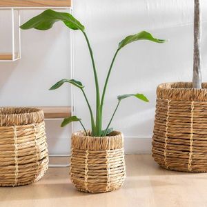 Hot Sale Hand-Woven Water Hyacinth Storage <b>Basket</b> Vietnam-Made Wedding <b>Gift</b> Kitchen & Laundry Food <b>Basket</b> - Product Image 4