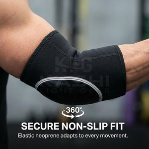 Protector de codo ajustable con correa segura para entrenamiento de boxeo, adecuado para ejercicios en el gimnasio y uso diario en actividades deportivas. - Product Image 4