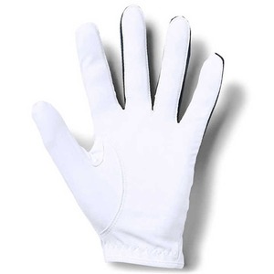 Gant de golf pour main droite, blanc, bleu marine, en cuir véritable, antidérapant, fermeture auto-agrippante, gant de sport unisexe - Product Image 6