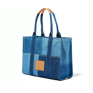 Vente en gros de sacs fourre-tout en denim design OEM personnalisé au meilleur prix pour femmes sacs fourre-tout en jean à prix raisonnable - Product Image 2