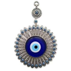 CRISTAL EVIL EYES WALL ORNAMENT 17X27 cm Decoración de acento de pared intrigante - Product Image 2