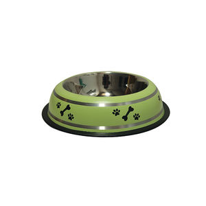 Mangeoire en Acier Inoxydable Modèle Os Vert-Taille XS - Product Image 1