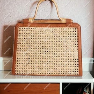 Summer New Style Lady Handbag Sac fourre-tout de grande capacité en rotin Causal Bag With Handle - Product Image 3