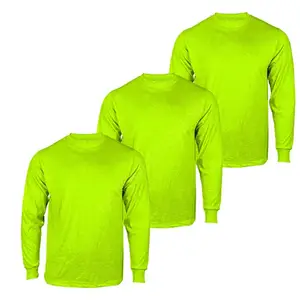 Safety High Visibility Long Sleeve Construction Work Shirts Pack for Men Safety Clothing Flame Retardant Reflective