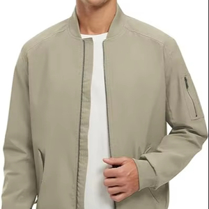 Men Fashionable Taslan Bomber <b>Jacket</b> Durable Fabric Comfortable Design for Everyday and <b>Travel</b> Wear - Product Image 1
