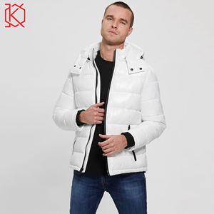 เสื้อแจ็คเก็ตพัฟเฟอร์ผู้ชาย OEM ปี 2024 ผลิตจากโพลีเอสเตอร์ 100% มีฮู้ด เสื้อโค้ทยาวสำหรับฤดูหนาว คอตั้ง กันลม เป็นมิตรกับสิ่งแวดล้อม ระบายอากาศได้ดี - Product Image 3