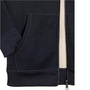 Cremallera térmica hasta invierno manga larga 100% algodón Streetwear hombres sudaderas con capucha de Pakistán venta al por mayor superventas 2025 - Product Image 5