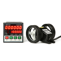 Compteur de longueur numérique TENGLONG RS485 Modbus avec communication, roue de mesure de longueur, plage 0-999999, affichage LED 6 chiffres, 110-220V