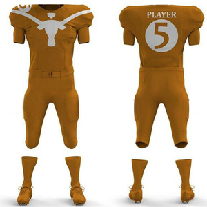 Chemises d'équipe de sport respirantes pour jeunes professionnels, ensemble d'options de grande taille comprenant des hauts maillot de football américain - Product Image 4