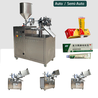 Machine automatique de remplissage et de scellage de tubes souples en aluminium de haute précision pour liquides visqueux, crème, dentifrice, pommade