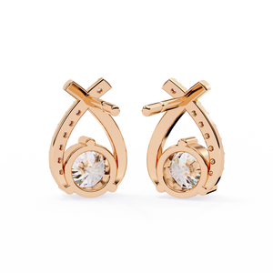 Pendientes de Oro Brillante de 18K con Diamante Cultivado en Laboratorio, Pendientes de Diamantes Premium - Product Image 6