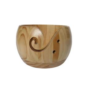 Bol de fil en bois fait à la main à la main de vente personnalisée à la demande pour une utilisation en tricot disponible en grande quantité auprès de l'exportateur indien - Product Image 2