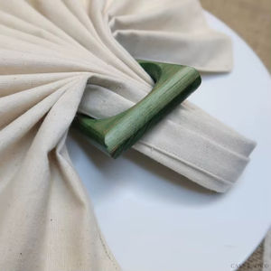 Ronds de serviette, ronds de serviette en rotin, ronds de serviette en osier, décor de table - Product Image 1