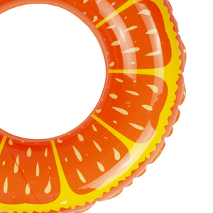 Bateau gonflable orange pour la natation, la plage et la piscine pour enfants - Product Image 6
