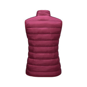 Chaleco Acolchado de Invierno para Mujer al por Mayor, Chaqueta sin Mangas con Cremallera, Tejido de Punto, Relleno de Poliéster, Color Personalizado, Ropa Exterior Informal - Product Image 3