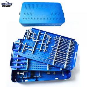 เครื่องมือผ่าตัดข้อเข่าแบบส่องกล้องสำหรับการสร้างข้อเข่าใหม่ ACL PCL ยี่ห้อสั่งทำพิเศษ พร้อมตัวนำเจาะแบบ C-Type คุณภาพสูง ใช้งานด้วยมือ - Product Image 1