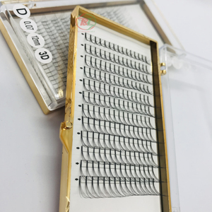 Vente en gros de cils de vison naturels de haute qualité du Vietnam 3D 4D 5D 7D Faux cils Extensions ventilateurs préfabriqués Boîtes de marque privée en gros - Product Image 4