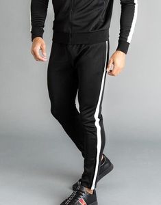 Chándal de gimnasio de talla grande de 2 piezas con logotipo personalizado para hombre, ropa deportiva de fitness cónica de poliéster transpirable XXL para invierno - Product Image 6