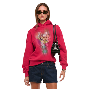 Sweat-shirts à capuche décontractés pour femmes de haute qualité, imprimés sur mesure, avec tissu lourd 100% coton - Product Image 2