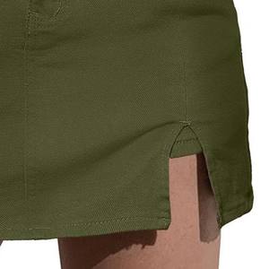 Falda vaquera de mujer de material duradero disponible en logotipo personalizado de tarifa al por mayor/Falda vaquera antiarrugas de colores con calidad superior - Product Image 2