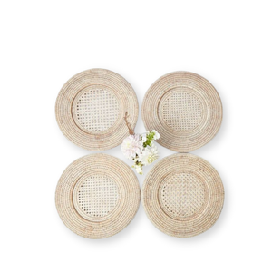 Venta caliente placas de cargador de ratán platos de Material Natural platos vajilla ecológica de alta calidad mejor precio - Product Image 3