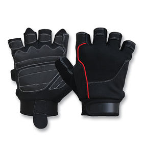 HBG 1074 Gants de fitness Gants de sport unisexes demi-doigt de sport Protège-poignet long Gants d'haltérophilie de sport - Product Image 4