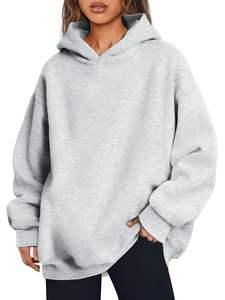 Sudadera con capucha extragrande personalizada para mujer, ropa informal, el mejor material usado, sudaderas con capucha extragrandes transpirables para mujer - Product Image 2