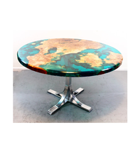 Tabouret en résine rivière et bois sur mesure pour meubles de salle à manger de maison et de restaurant à un tarif compétitif