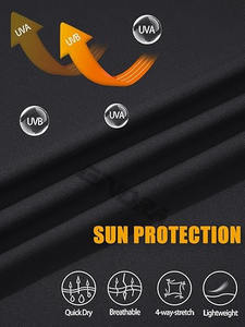 เสื้อสเวตเตอร์มีซิปแขนยาวครึ่งแขนสำหรับผู้ชายเสื้อกีฬากลางแจ้งแบบสวมหัวมีความชื้นสำหรับออกกำลังกายในฤดูหนาว - Product Image 5